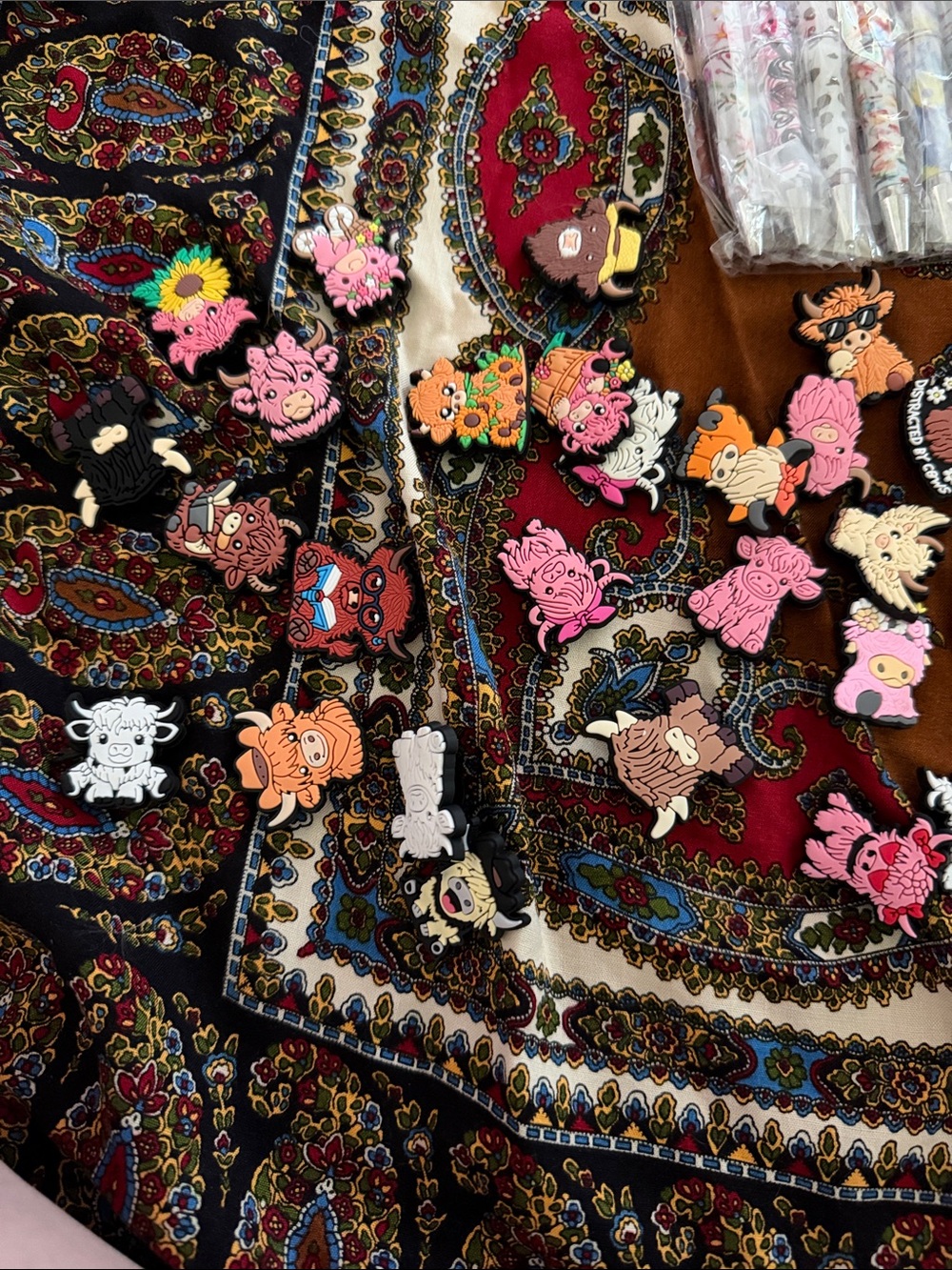 Assorted Cartoon Character Pins - Multicolor